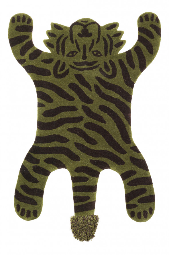Dywanik wełniany SAFARI Tygrys - ferm LIVING
