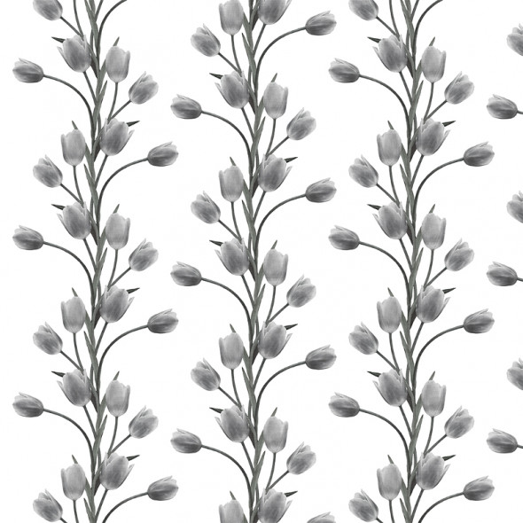 Fototapeta REBEL WALLS | La Vie En Tulipe, White