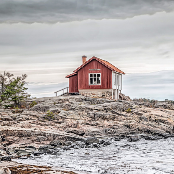Fototapeta REBEL WALLS | SCANDINAVIA Bottle Post