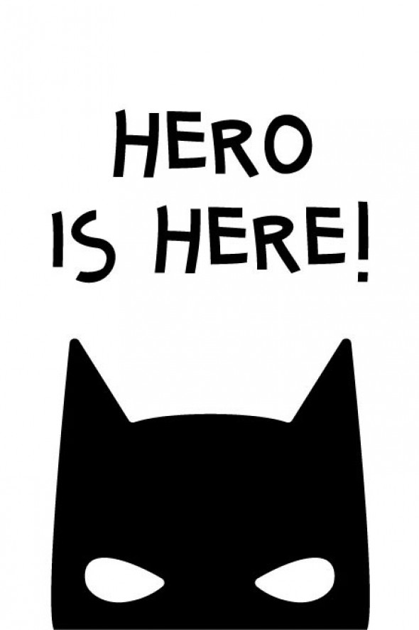 HERO | plakat do pokoju dziecięcego - Pastelowelove