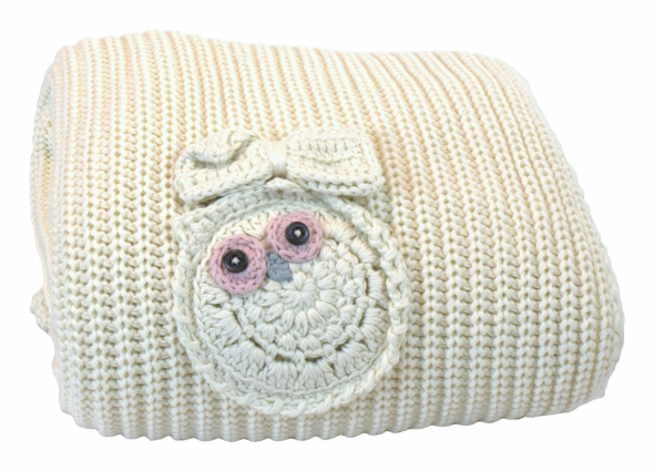 Kocyk Cottonlove śmietankowy - MAYLILY