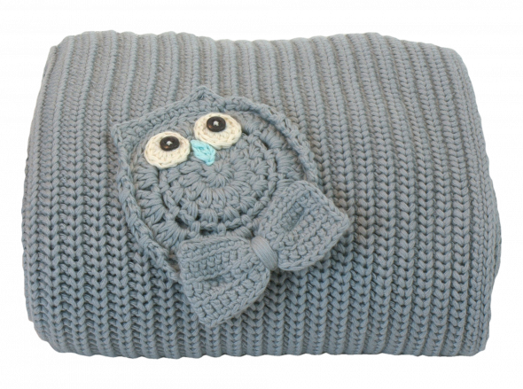 Kocyk Cottonlove szary - MAYLILY