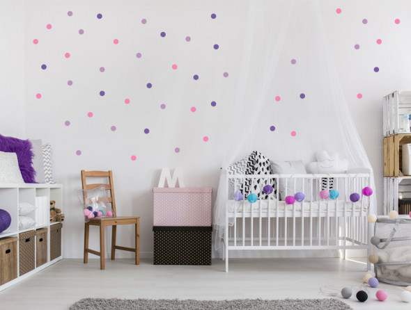 KONFETTI 1 | naklejki do pokoju dziecięcego - Pastelowelove