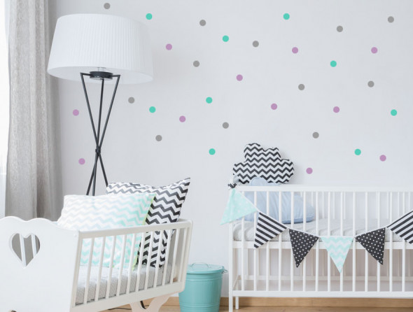 KONFETTI 2 | naklejki do pokoju dziecięcego - Pastelowelove