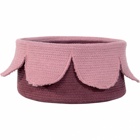 Kosz dekoracyjny Petals - Lorena Canals vintage blue dark green