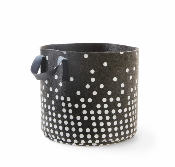 Kosz z filcu M - DOTS - IHANNA HOME