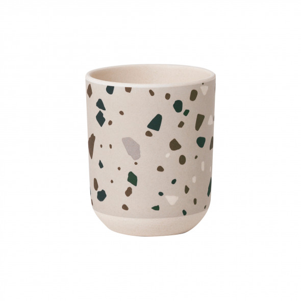 Kubek bambusowy TERRAZZO - ferm LIVING różowy
