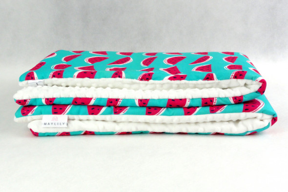 Magiczny kocyk - Arbuziaki na śniegu - MAYLILY