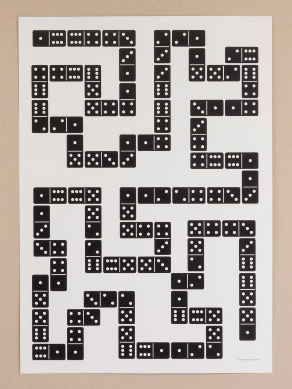Plakat A3 Domino