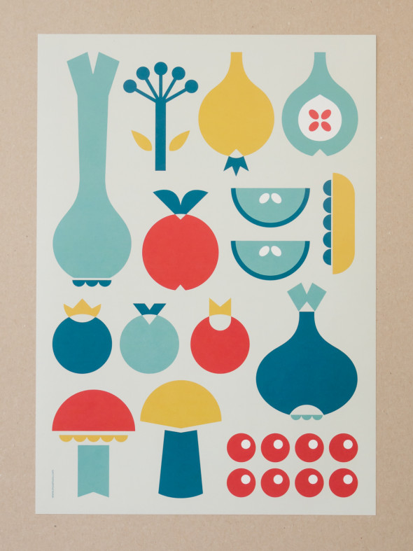 Plakat A3 Kesäherkut