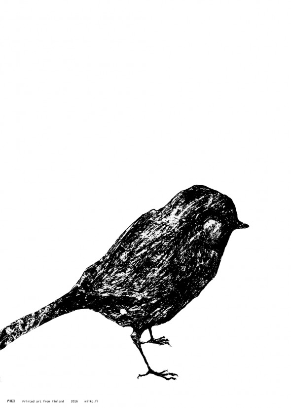 Plakat A3 LITTLE BIRD - Miiko