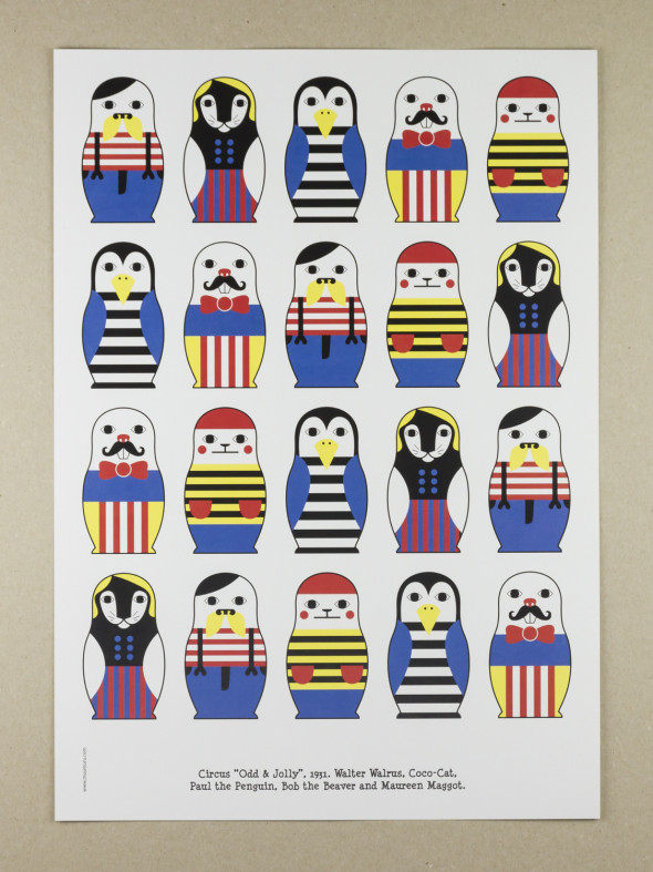 Plakat A3 Odd & Jolly