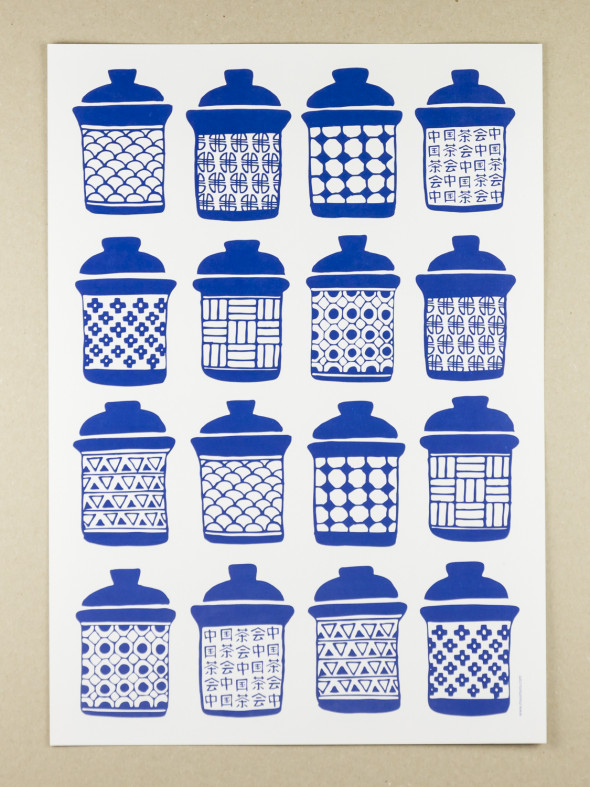 Plakat A3 Shanghai Cha