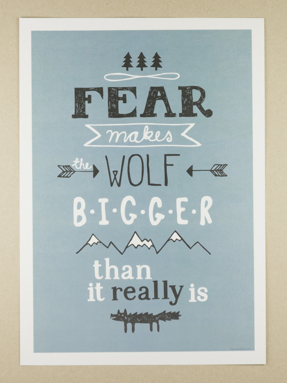 Plakat A3 The Wolf