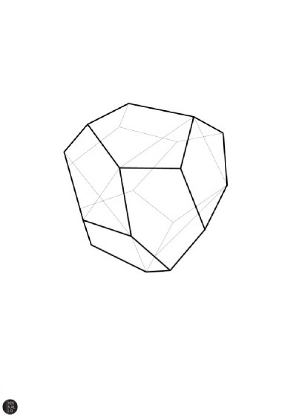 Plakat Emerald linearny - Kinkallo