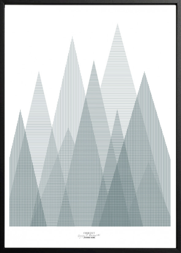 Plakat FOREST - 50x70 cm - IHANNA HOME