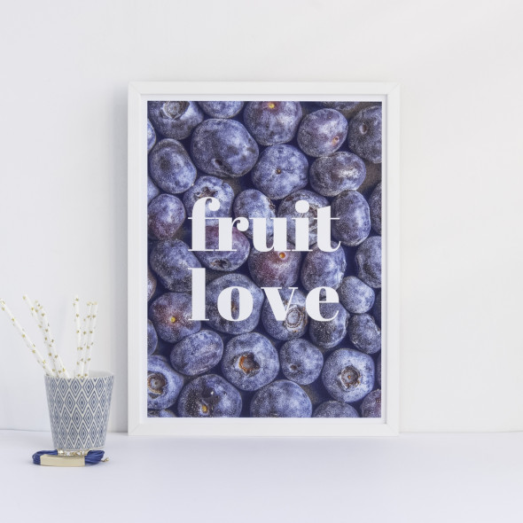 Plakat FRUIT LOVE - Follygraph 50 x 70 cm