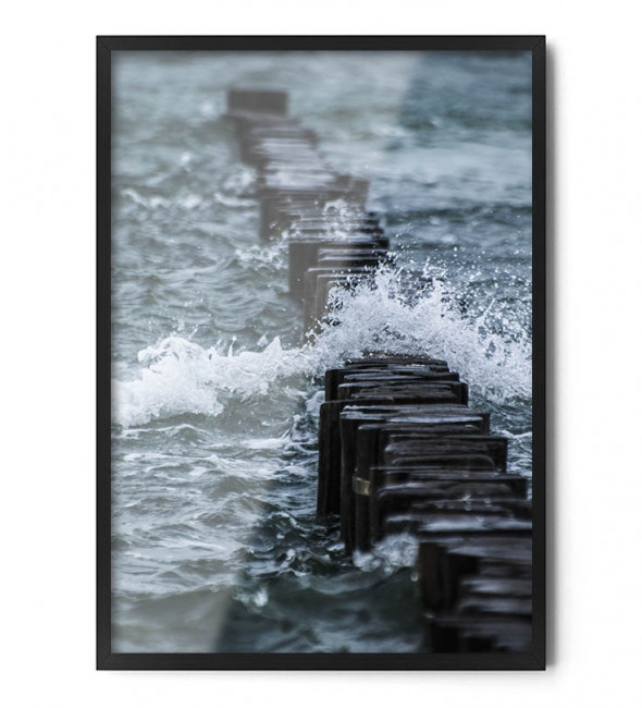 Plakat MORSKIE KLIMATY no.5 - FOX ART STUDIO A3 (29,7 cm x 42 cm)