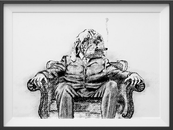 Plakat Mr Vito - kreska 60 x 90 cm