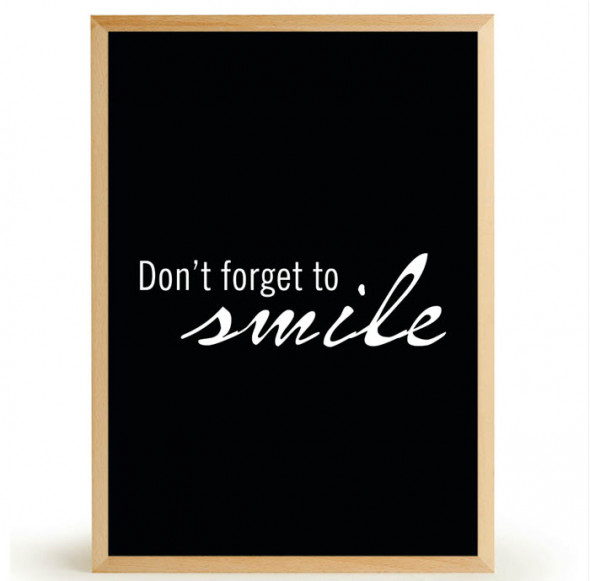 Plakat SMILE - FOX ART STUDIO 50 x 70 cm