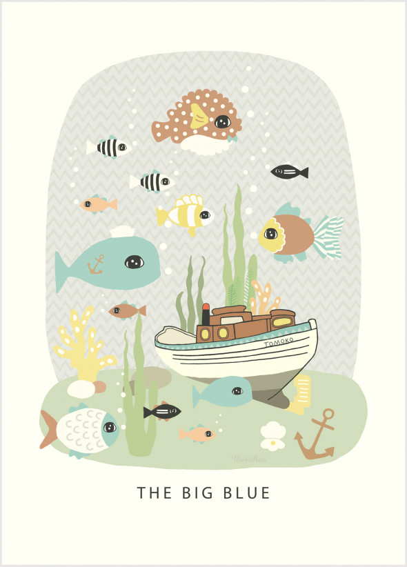 Plakat The Big Blue - Majvillan