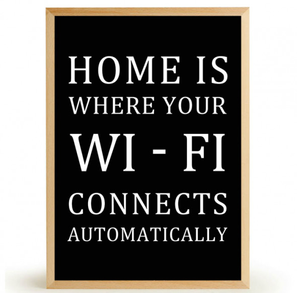 Plakat WI - FI - FOX ART STUDIO A3 (29,7 cm x 42 cm)
