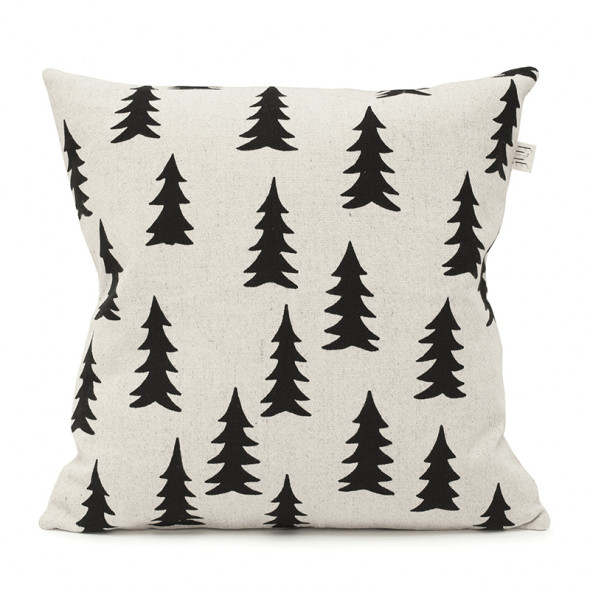 Poduszka GRAN - len - Fine Little Day czarny