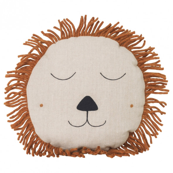 Poduszka SAFARI LEW - ferm LIVING różowy | rose