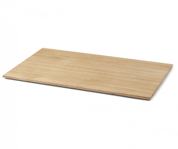 Półka drewniana do skrzynki na kwiaty PLANT BOX L - ferm LIVING czarny