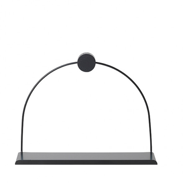 Półka łazienkowa / czarna - ferm LIVING