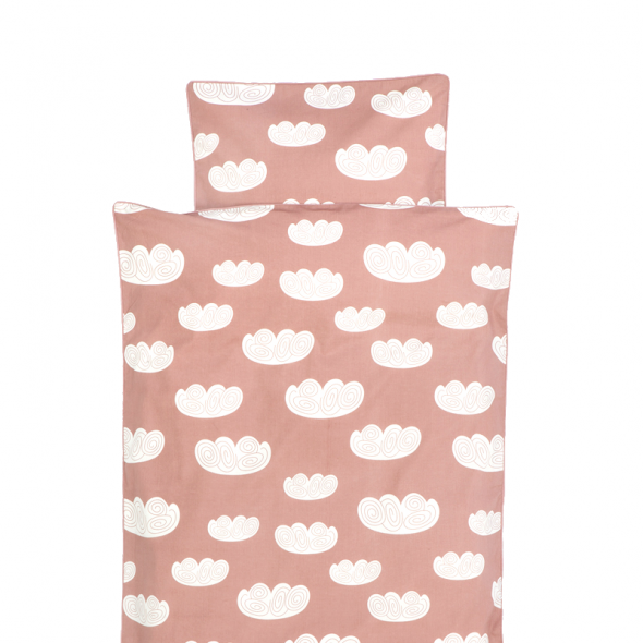Pościel CLOUD różowa - różne rozmiary - ferm LIVING 100 x 140 cm