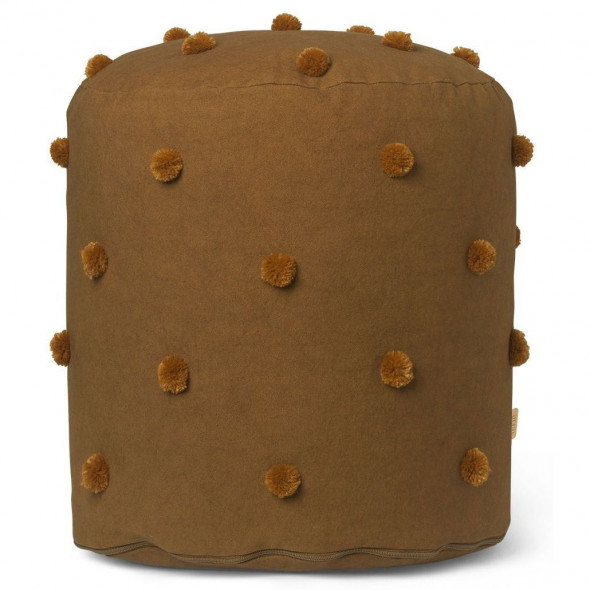 Puf Dot Tufted - ferm LIVING sugar kelp | mustard