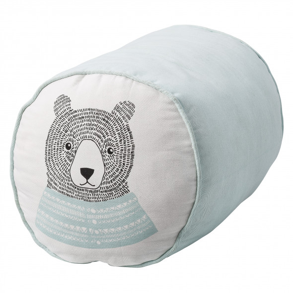 Puf z misiem miętowy - Bloomingville