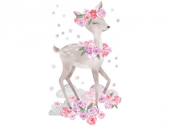 SARENKA | naklejka do pokoju dziecięcego - różne kolory - Pastelowelove niebieski, matowe