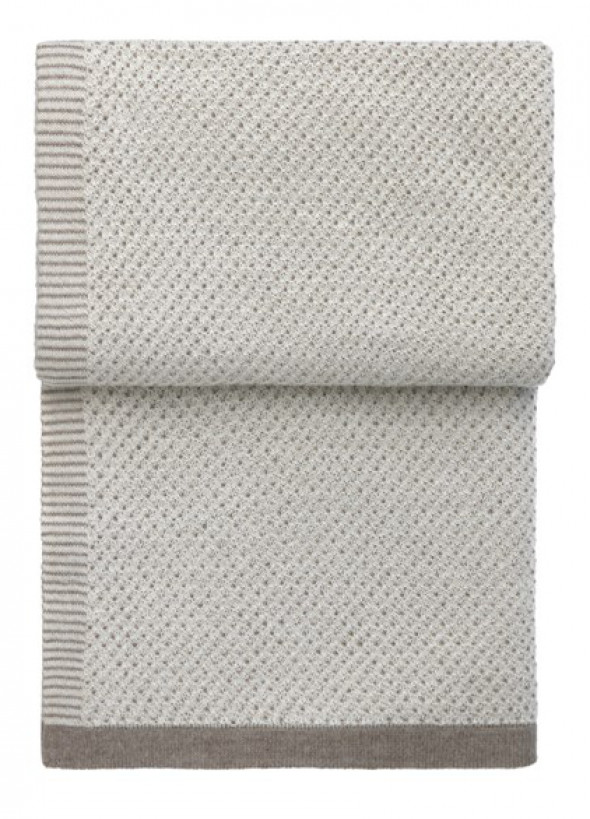 Skandynawski koc Krople Deszczu royal blue