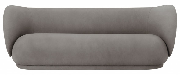 Sofa trzyosobowa RICO - ferm LIVING Brushed - Sand | piaskowy