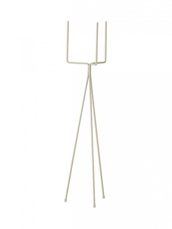 Stojak na doniczkę szary - ferm LIVING 15 x 65 cm | wysoki