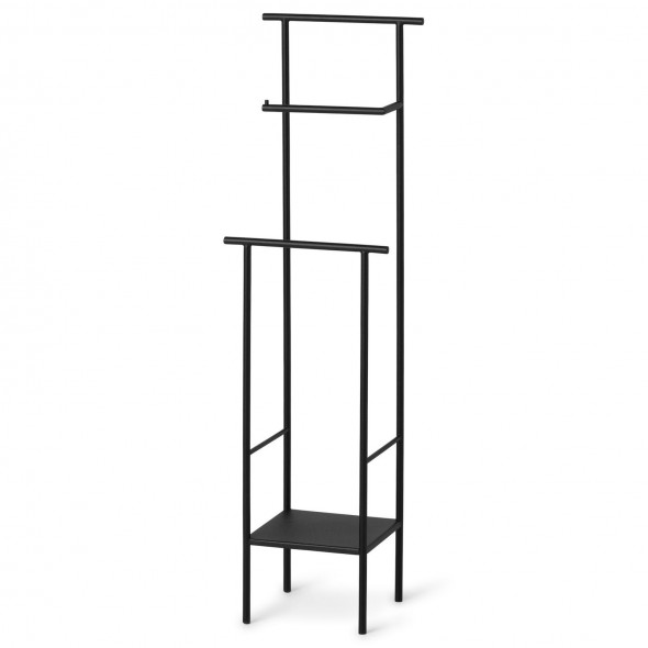 Stojak na papier toaletowy Dora - ferm LIVING czarny | black