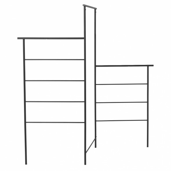 Stojak na ubrania Dora - ferm LIVING czarny | black