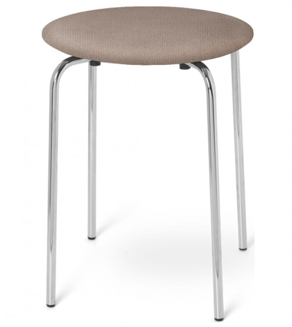 Stołek HERMAN - ferm LIVING | tapicerowany chromowany, Grupa VI