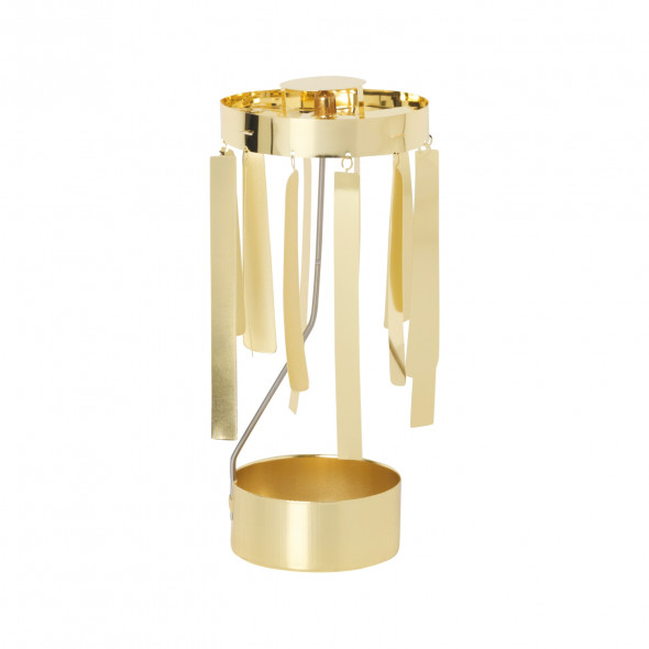 Świecznik Tangle Spinning Tealight - ferm LIVING złoty | gold