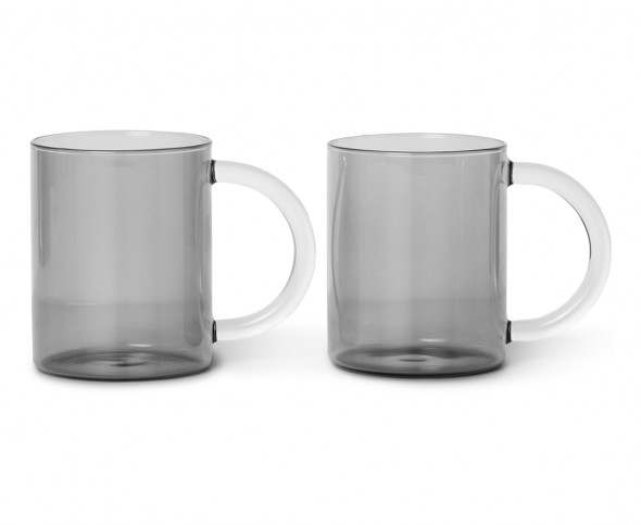 Szklanki do herbaty / Kubki STILL szare - ferm LIVING | 2 szt.