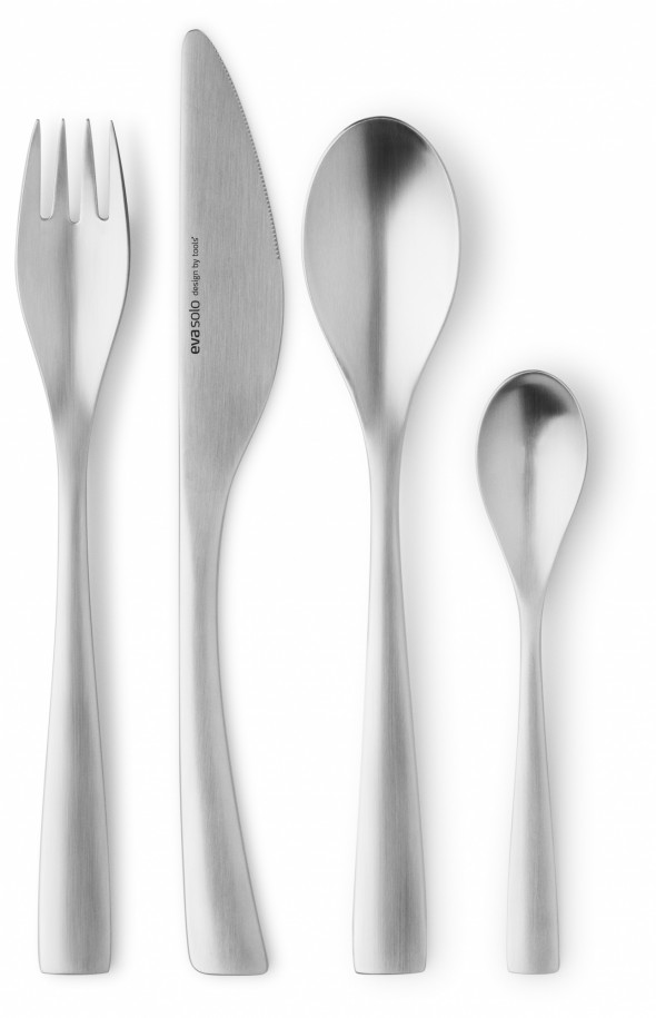 Sztućce [02] ze stali nierdzewnej - Eva Solo - komplet sztućców 16 el.