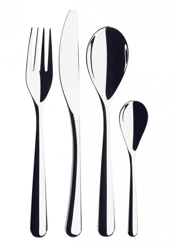 Sztućce PIANO - iittala - komplet dla 4 osób / 6 osób dla 4 osób (16 el.)