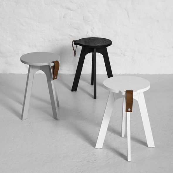 Taboret drewniany COUNTRY - KARUP wenge