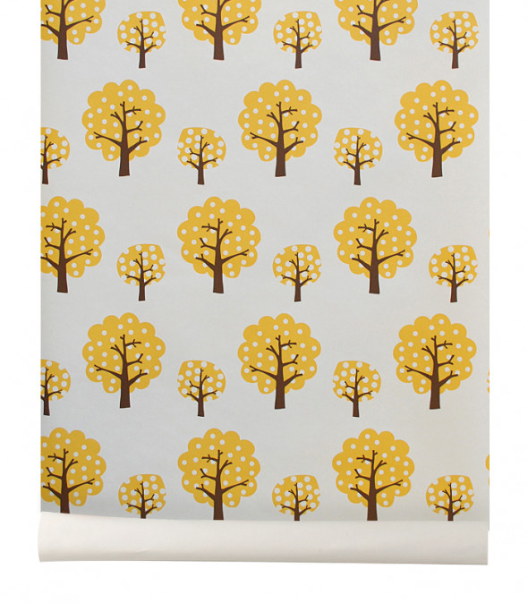 Tapeta drzewa Yellow Trees