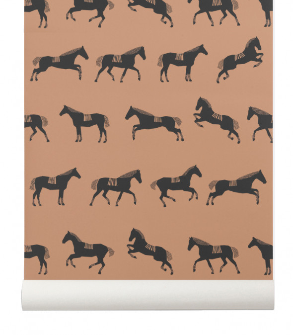 Tapeta dziecięca HORSE - ferm LIVING