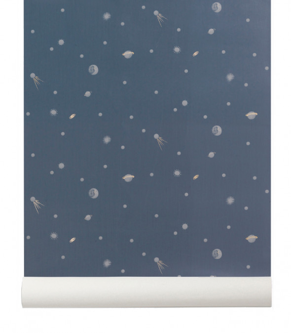 Tapeta dziecięca MOON - ferm LIVING