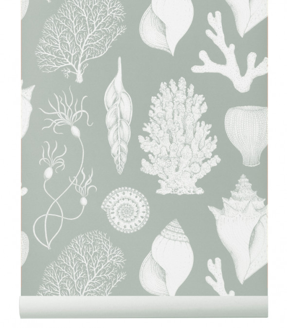 Tapeta flizelinowa SHELLS / MUSZLE -  Katie Scott & ferm LIVING