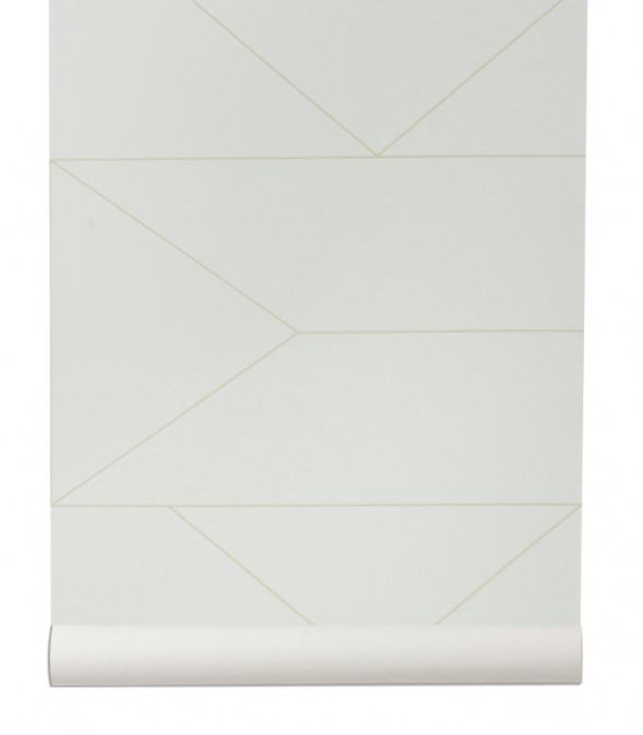 Tapeta skandynawska LINES off white - ferm LIVING